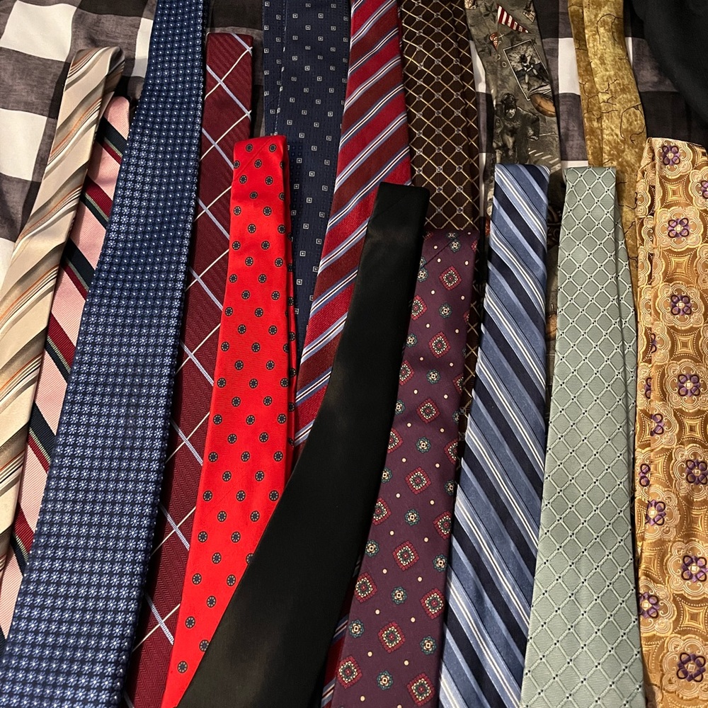 Lot of ties…15 of them